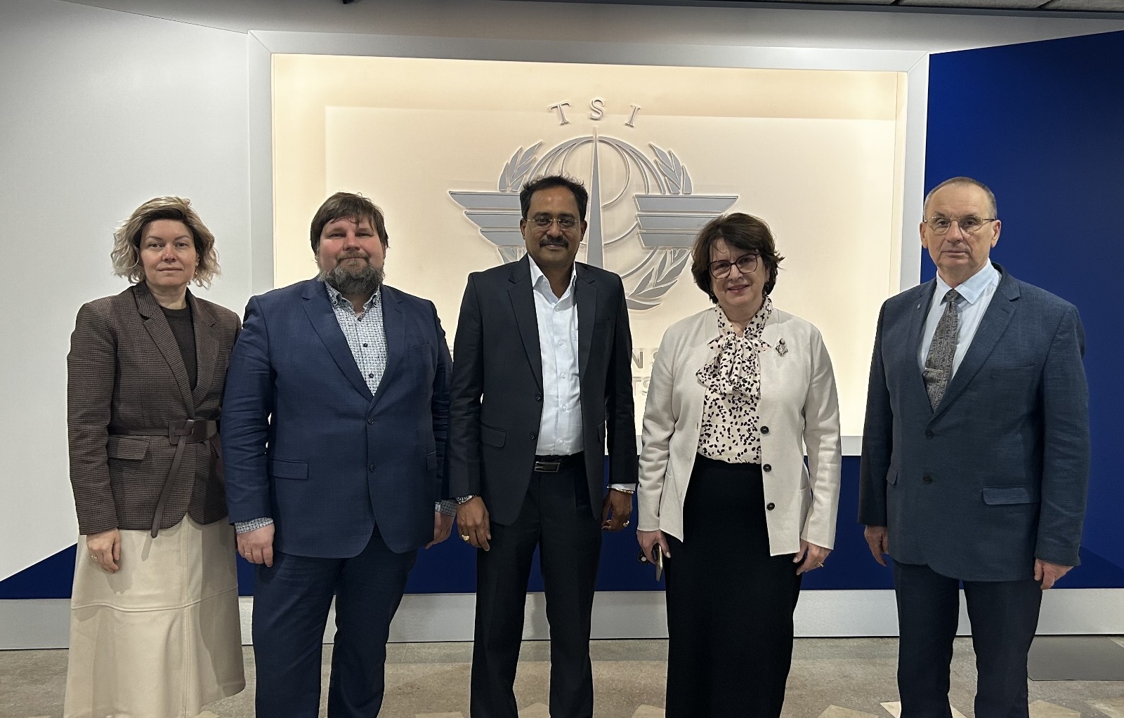 ATA and TSI leadership during the partnership ceremony